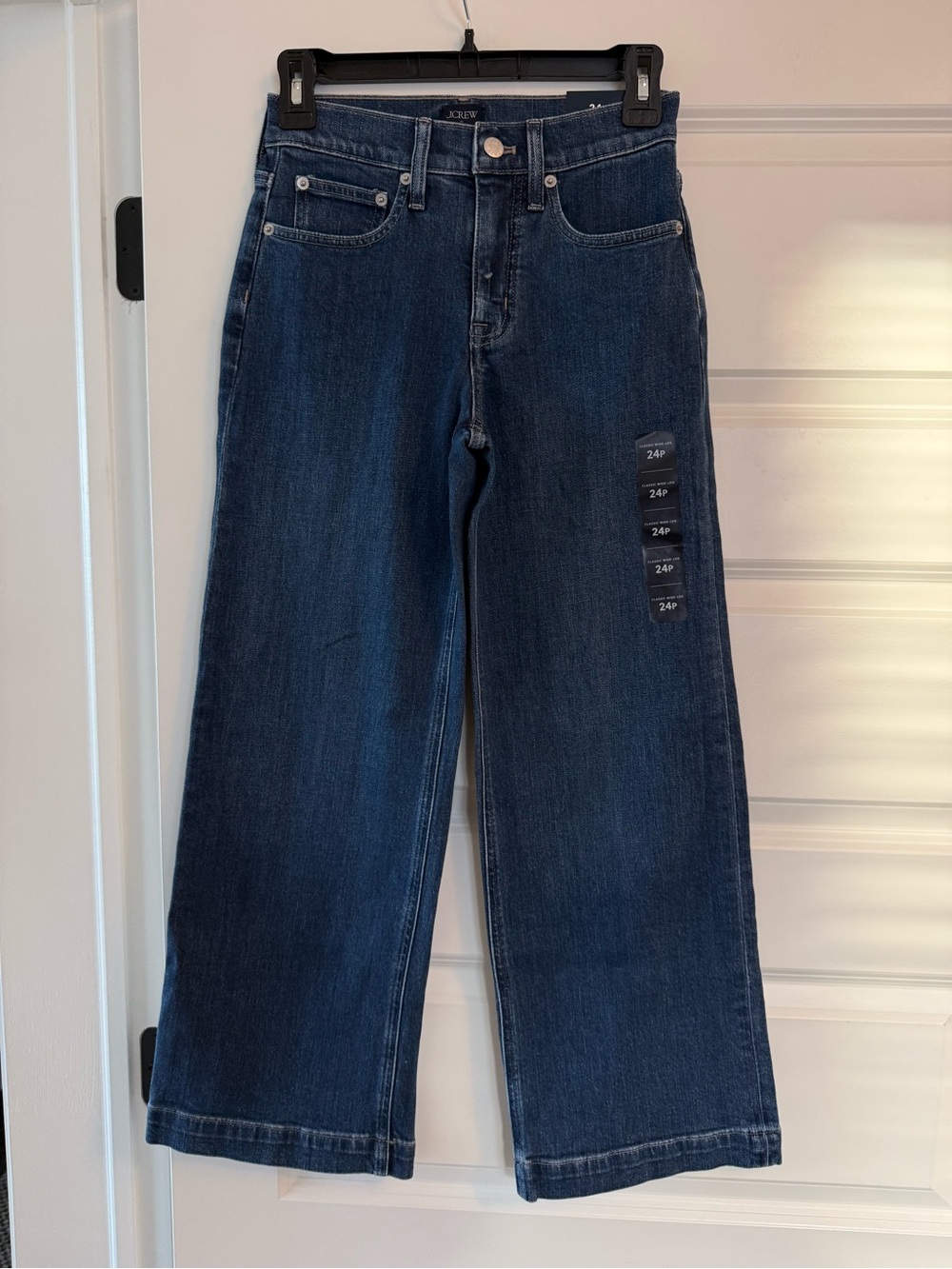NWT J.Crew Classic Wide Leg Jeans
